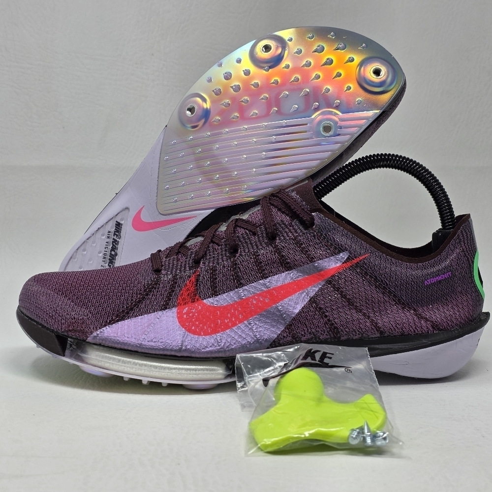 Nike Men Size 9.5 Air Zoom Victory 2 Faith Kipyegon Fuchsia Dream IB4202-600 New